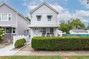 Brand new from top to bottom and all freshly painted! New windows and flooring, new eat-in kitchen with stainless steel appliances, including dishwasher, microwave, stove and French door refrigerator. New tile bath with tub. Built-in A/C units, ceiling fan and hi hat lighting! Nice covered front porch and convenient location! Close to great parks, shopping, LIRR and all major transportation. Don&rsquo;t miss!!