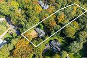 An incredible opportunity in the prestigious Village of Roslyn Harbor to build or transform this home on 1.25 flat private acres with a gunite pool and pool house. This sprawling ranch features living room with a wood burning fireplace, dining room, eat-in-kitchen, primary en-suite, two additional bedrooms and full bathroom. Full basement with laundry room, cedar closet and plenty of storage. The home is being sold in As-Is condition with approved building plans delivered at closing. Conveniently located to The Americana Shopping Center, Town of Roslyn, The Nassau County Museum of Art, Transportation, Fine Restaurants and minuets from the water. Roslyn School District.