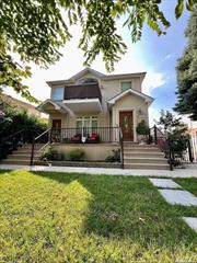 Welcome to this unique 2-family on an oversized 6, 049 lot in Bayside Terrace! This beautiful oversized home was renovated in 2006 to maximize every sqft this property has to offer. The front porch leads to the separate entrances for each unit. 1st floor unit includes a spacious living room, formal dining room, eat-in-kitchen, 3 bedrooms, and 2 full baths. 2nd Floor unit has cathedral ceilings, open concept living room, eat-in-kitchen, and formal dining room, 3 bedrooms, 2 full bathrooms, and a balcony. There are hardwood floors throughout, walk-in-closets, washer/dryer in unit, full finished double basement with 3 entrances, 2 new hot water heaters, fenced yard with a back patio that&rsquo;s perfect for entertaining, and a private driveway. This is a perfect home for a large family or investor looking for extra income. Close to all amenities such as the LIRR, major highways, shopping, schools, and much more!