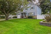 Welcome to this lovely 3 bedroom Colonial, situated on a tranquil, tree-lined street. You&rsquo;ll be greeted by a beautiful paver walkway & driveway, Step inside to discover a bright, naturally lit living room featuring wood floors & a large picture window. The formal dining room is perfect for entertaining, while the eat-in kitchen boasts Silestone countertops & wood cabinets. A convenient powder room is located on the main floor. The cozy den, adorned with a garden window, offers a peaceful retreat & leads out to the fenced private yard. This outdoor oasis includes two patios, a charming gazebo, & shed, making it ideal for relaxing or hosting gatherings. Upstairs, the spacious primary bedroom features a walk-in closet that seamlessly connects to the Jack-and-Jill bathroom. Two additional bedrooms & Hallway attic stairs finish this level. The partial basement, has high ceilings & offers excellent storage. Updates include - an electric panel(200 Amp), vinyl siding, refrigerator, dishwasher and a 6-zn IGS system, Don&rsquo;t miss your chance to make this home your own!