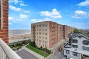 A luxurious beach front Rockaway Park apartment with stunning ocean views and all the modern amenities you could wish for. Beautifully and thoughtfully renovated from top to bottom with sweeping, unobstructed 5th floor views of the ocean, Jamaica Bay, the Manhattan skyline and the bridges to Brooklyn imparting a sense of serenity and urban appeal. Rejuvenate your soul and find your daily zen whilst catching the fresh ocean breezes on your own private balcony. Food prep is a breeze in the gorgeous new kitchen with glazed tile backsplash, white appliances and generous quartz countertops. The spacious L shaped living space with a sleeping nook could potentially be divided to create a separate bedroom. The abundance of closets provides ample storage, a valuable asset in any home. Being part of a well-managed building with super on site, beach showers, laundry room and bike storage adds an extra layer of convenience and security. This lovely Rockaway Park beach pad is conveniently located close to shopping and transportation and under an hour by ferry to downtown Manhattan and the perfect retreat for anyone who enjoys a balance of beach life with proximity to the city!