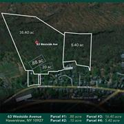 Exceptional development opportunity in Haverstraw, NY! This offering consists of 4 contiguous lots totaling approximately 23 acres, presenting a versatile and substantial canvas for developers and investors. Located in a highly desirable area, this property offers convenient access to major highways, public transportation, shopping centers, schools, and local amenities, making it an ideal location for a variety of development projects. Whether you&rsquo;re looking to create a residential subdivision, townhomes, multi-family units, or a custom-built community, the possibilities are vast. The land features a picturesque and natural setting that can enhance the appeal of any future development. Multiple access points and utilities nearby. Don&rsquo;t miss out on this rare chance to secure a sizable parcel of land in a sought-after region with strong growth potential. Seize the opportunity to bring your vision to life in this thriving market! See documents and call for further info.