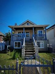 Welcome to 6917 Hessler Avenue, Arverne, NY 11691! This property has been fully gutted and is ready for renovation, allowing you to customize it to your taste. With two spacious floors plus a versatile attic, the possibilities are endless. Located just a short stroll from the beach, this home offers the perfect coastal lifestyle. The fully renovated garage, constructed with sturdy cinder block, ensures durability and security. All plumbing has been updated and connected to the street, providing peace of mind post-Sandy. The first floor is also built with cinder block, adding to the strength and resilience of the home. Enjoy the vibrant community with easy access to local parks, dining, and shopping options. The nearby Arverne by the Sea development features a boardwalk, bike paths, and recreational facilities, perfect for outdoor enthusiasts. With approximately 1, 850 square feet of potential living space, this property is a fantastic opportunity to create your dream home in a charming beachside neighborhood. Don&rsquo;t miss your chance to make this blank canvas your own!