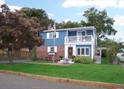 Magnificent Colonial in Sayville features Living room with hardwood floors open to Dining rm with recessed lighting and ceiling fan, Kitchen with recessed lighting, stainless steel appliances and gas stove, Bedroom, Full bathroom and laundry on the first floor, 2nd floor one of the bedrooms converted to a den, Bright and Airy Primary bedroom has recessed lighting & glass sliding doors to balcony, additional bedroom and and full bath. Gas heat, large level yard with mature trees (shed is a gift), Additional information: Appearance:Diamond, Interior Features:Lr/Dr