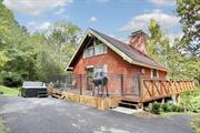 A-Frame home in the town of Wallkill within the Minisink School District. The home is nestled amidst 1.2 acres of serene woodland and offers lots of natural lighting, vaulted ceilings, along with charm and privacy. A large wrap-around deck hugs the perimeter of the home, providing ample space for outdoor relaxation, entertaining, and soaking in the sights and sounds of nature. Inside enjoy the rustic beauty with breathtaking views of the floor-to-ceiling windows. The updated kitchen and bath in 2023 give it a modern touch. Other modern conveniences are smart thermostats and well water filtration system. A three season sun room with floor to ceiling windows adds to the charm of this house along with a bedroom on the main floor. Heading upstairs to the primary bedroom, you&rsquo;ll discover exposed wooden beams providing a comfortable and relaxing space. On the bottom level you will find a living area with an additional fireplace. A bedroom on the lower level, laundry area and walk-out provides a perfect private space. Outside, explore with winding paths leading through the woods and opportunities for outdoor recreation with the above ground pool just steps from your door and a shed that provides your outdoor storage. Potential for purchase of the furniture. In addition, the property is currently being used as a successful AirBnB providing extra income. Schedule your showing today!