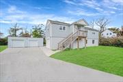 Welcome to this beautifully renovated and elevated ranch with stunning, unobstructed views of the Great South Bay. This move-in ready home features an HGTV-inspired kitchen with granite countertops, stainless steel appliances, and soft-closing cabinets, perfect for any cook. Complete with 3 bedrooms, 1.5 baths, and a separate laundry room, this home offers both style and functionality. In addition to a 1-car attached garage, there&rsquo;s a bonus 2-car detached garage, offering plenty of space for vehicles or a workshop. The full basement, has a separate entrance, providing ample storage or potential for additional living space with proper permits. The large backyard is ideal for entertaining, and recent upgrades include central air, 200 amp service, roof, and more. Located at the end of the street, this property boasts super low taxes of just $7, 659 before STAR, and offers a serene setting with easy access to Smith Point Beach and kayaking on the bay. The home has been raised with an elevation certificate for peace of mind, and the homeowner is generously offering a credit towards the first year of flood insurance!! This rare opportunity won&rsquo;t last long-come and experience the breathtaking views and coastal lifestyle today., Additional information: Appearance:Diamond