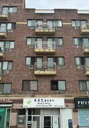 LOCATION! Prime location in Elmhurst, Unit 1A 655 sf and Unit 1B 681 sf Currently rented out as a doctor&rsquo;s office. Close To Transportation, R & M Subway Lines, Bus Q58 And Q59, Shopping, Dining, Stop & Shop Nearby. And Much More. The unit with tax abatement. Move in condition!