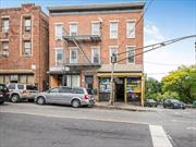 Mixed use, cash cow! Great mix of income! 2 Stores with leases. 2 car garage, billboard and 5 apts. Vacant apt will be rentable condition prior to closing. Deli, same owner 20 years! Plenty of transportation. Plenty of upside on free market rental apts.