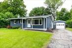 Beautifully Renovated in 2022 Three Bedroom, One Bath Ranch Home with hardwood floors throughout. Eat in Kitchen offers Granite countertops and stainless steel appliances. Freshly painted, large screened in porch, one car detached garage, unfinished full basement with washer/dryer hookups, Central AC,  Tenant there has lease through July 31, 2025