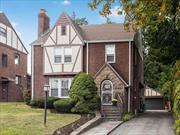 Charming English Tudor in the Colonial Heights section of Yonkers. This gracious and well loved home has been exceptionally maintained for the last 40 years by its current owner. There are many period details such as Craftex plaster walls, arched doorways and hardwood floors with an est. 2811 sq. ft. over 3 levels. The first level consists of an entry foyer with 2 coat closets, living room with WB fire place, XL formal dining room, family room and updated eat-in-kitchen with SGD to private patio and backyard. The second level consists of spacious primary en-suite with updated bath. Bedroom #2, Full bathroom and Bedroom #3 with access stairs to the third level and bedroom #4. Basement includes laundry/utility room, storage and wine cellar. Conveniently located near schools, shops and transportation. Detached 2 car garage with driveway and plenty of street parking. Can be bought as a package deal with vacant lot at 128 Helena Avenue. (MLS# 6330313) Seller financing available for the lot