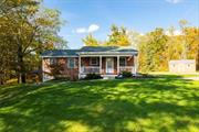 Offer Accepted ...  This perfect Cottage sits on 5 acres with seasonal views of the Catskills and plenty of lush lawn and still offers predominently wooded lands. The home is a total gut reno! From the siding, roof, widow, porch and patio outside. Interoir has been completely remodeled from foam insulation to new 200 amp electric service all new HVAC, floors , cabinetry, appliances your all new! Located on enough land to offer complete privacy and yet close to major roadways conveinces and quiet. This is bigger than it looks because of use of space. Dont miss out on this truley MOVE IN READY HOME....