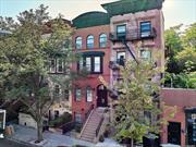 Brownstone, on tree-lined street in Central Harlem; This 1910 renaissance style brownstone has high ceilings, hardwood floors, exposed brick, stain glass arched windows and original wood details. Building will be delivered with current tenants and leases in place. Fully renovated with high end finishes. New roof just installed with 20 year warranty. The Garden apartment is a triplex with a built out backyard deck. The third floor has 2 studios. The forth floor has a floor through 1 bedroom. Located just blocks away from St. Nicholas Park, C, B, 2 & 3 subways, M10, M3, BX33 bus lines, Columbia University, City University, Harlem Hospital and St. Luke Hospital. Plenty of shopping, and eateries along Frederick Douglass Blvd., Additional information: Appearance:Excellent