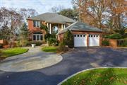 Extraordinary, one-of-a-kind 4-bedroom, 3.5 bath colonial with luxurious detail. Grand 2-story entry foyer leads to the heart of the home, the great room which features expansive eat-in-kitchen, den with fireplace, sliders to deck and open dining room with gorgeous tray ceiling and built-in bar with granite counters, glass cabinets and 2 large wine coolers. The chef&rsquo;s kitchen features 2 wall ovens, granite counters, furniture-quality cabinetry, center island with storage, seating, and cooktop. There is also an office on this level and 1/2 bath. The den has a gas fireplace and is open to the breakfast room and kitchen. The primary suite has large bedroom, walk-in closet, luxurious bath with two large vanities, a huge steam shower with multiple shower heads and skylight. There are 3 additional bedrooms and full bath on this level. The full finished basement also has a laundry room. The property is private with lush landscaping, built-in pool, huge brick patio with firepit and built-in seating, large deck and putting green. Additional features include new flooring, central air conditioning & gas heat, 2-car attached garage, bluestone walks and a private neighborhood setting. Close to all major parkways, great Nassau county shopping, parks, clubs, LIRR and you are a half hour to famous South Shore beaches