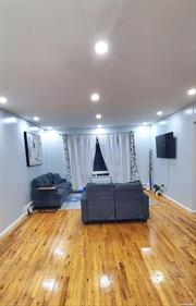 This is a very spacious 3 bedroom apartment. It features: a formal living room, a formal dinning room, a modern kitchen, a master bedroom with a half bathroom inside, 2 nice size bedrooms with closets and a full bathroom in the hallway.