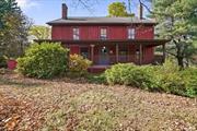 Located just outside the quaint village of Sugar Loaf sits this 1835 farm house. Situated on 2.3 acres with a creek, this warm and inviting center hall colonial style house offers plenty of authentic character of yesterday, including a covered porch, mud room, 2 fireplaces and wide plank floors. There are 4 bedrooms and 2 full and 1 half baths. Yet modern day upgrades include renovated baths and kitchen granite, Whole house cellulose and foam sealing, updated 220V electric, and UV water system. Come see for yourself