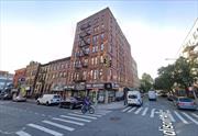 Corner property located across the street from Marcus Garvey Park. This space is in need of a total renovation.