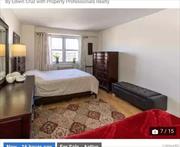 Large bedroom, dining area open to spacious living room, 5th floor with lots of natural lights. Fire proof building with Doorman, laundry & garage parking (waiting list). 2 block to Hillside Ave Subway, express bus & shopping area., Additional information: Appearance:Very good