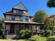 This Colonial-Style Home exudes classic, old-world charm with its inviting covered rocking chair porch & turn-of-the-century design elements. With approx 3000 sq ft of living space spread across 3 fls, it boasts ample room for a large family or the opportunity for M-F conversion. The house features 6 spacious BR&rsquo;s & 1 1/2 BA&rsquo;s, high ceilings & H/W fls,  highlighting its timeless architectural design & solid construction. 2 FPL&rsquo;s add warmth & character, while the outdoor deck provides add&rsquo;l space for entertaining. The walk-out basement offers the option for further expansion or finished,  recreation room. Outside, the property incl. an oversized, 1-Car Gar & expansive driveway, ensuring plenty of parking. The location is ideal with proximity to schools, restaurants & shopping as well as an easy commute to NYC via Metro North or nearby access to major highways, if commuting by car. This property offers the best of both worlds - charming historical features & modern convenience.