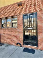 Store Front Perfect for All business offices (Real Estate, Attorney, Accountant, Ideal for most businesses !!) Right on Myrtle ave with Tons of Foot Traffic. Approx 500 sq feet with bathroom Ground level not including Basement. Can come furnished with office furniture.