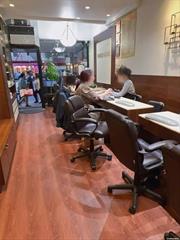 This nail salon is located at prime up east side of Manhattan with high quality stable clients, has 4 pedicure message chairs, 6 workstations and a wax room. Sale with all equipments. 700 Sqft, It&rsquo;s great opportunity for experienced nail technicians to start their own career with low risks.