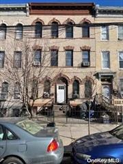 Excellent 6 family in flourishing Brooklyn neighborhood , 6 , 4 room apartments all in good condition with one duplex apartment . All apartments are rent stabilized with an annual rent roll of $77305 and expenses of taxes $11845 insurance $4500 , water and sewer $6500 , heat $4500 electricity $800 ., Additional information: Appearance:GOOD, Separate Hotwater Heater:YES, Building Size:25X57