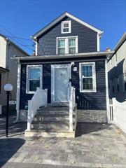 Recently renovated single family home has new windows and doors. New HVAC with Wifi. Finished basement with separate entrance. New Siding with installation. Finish attic. Finish garage with heat and A/C. New stone work around the house. 5 minutes from JFK Airport. Property being SOLD AS IS.