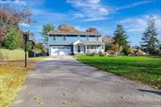 This beautifully updated Brookfield colonial home offers spacious, versatile living with four bedrooms and two and a half baths. The main level welcomes you with a bright, open layout, including a cozy living room featuring a gas heating stove that can efficiently warm the main level as needed. The formal dining room and updated kitchen add to the appeal, with stainless steel appliances, elegant granite countertops, and crisp white cabinetry. A warm den with a fireplace provides an inviting space for relaxation. Upstairs, the spacious master bedroom includes a private master bathroom and a large walk-in closet, creating a comfortable retreat. Three additional bedrooms offer ample space, with an attic providing extra storage. Modern comforts are integrated throughout, with central air conditioning and ductless air conditioning in select areas. The home also features hardwood floors, gas and oil heating , in ground sprinklers, updated electrical systems, new siding, a new roof, and new windows for added efficiency and curb appeal. Outside, a charming front porch and a spacious backyard deck extend the living space, perfect for outdoor entertaining or peaceful mornings. A large basement offers extra storage or customization potential. With classic colonial charm, extensive modern upgrades, and inviting indoor and outdoor spaces, this home is ideal for stylish, comfortable living.