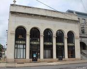 A truly unique opportunity to secure this former bank which contains Soaring Ceiling Heights complemented by its Marble and Granite interior. Located in Newburgh City&rsquo;s Liberty/Grand Street Heritage Corridor. Current configuration provides for 17 offices, 1 Conference Room, Kitchen and a 2nd Floor Balcony overlooking Grand Street.  There is a Full Basement suitable for storage. Designated parking on the corner of Grand Street & Broadway. Walkable to Restaurants, City Hall, SUNY Orange Community College. Also available for Rent at $25sf Creative Seller Financing Available.