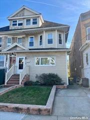 Legal 2 Family home with 1 Bedroom apt first floor and 3 Bedroom apt on 2/3rd floor duplex Spacious with updates windows, siding and doors. Full Laundry room on first floor.