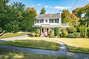 This classic Dutch Colonial Home exudes country elegance and timeless appeal. Ideally situated in the desirable Northeast section of the village. Stroll up this beautiful walkway to a welcoming front porch that invites you inside. Warm up by the wood burning fireplace in this large living room that opens to a sunlit formal dining room. Off the living room is a beautiful sunroom perfect for a home office or den. A cozy kitchen has room for a table & chairs to complete the space for gatherings. Off the kitchen is a nice size family room with plenty of natural light. A powder room completes the main floor. The second floor has a primary bedroom, 2 additional bedrooms and an updated full bath. The finished basement has laundry, utilities, closets and space for fun and games. The meticulously landscaped property, will make you want to stay at home & enjoy the privacy of your peaceful backyard. 2 car detached garage with tons of storage, sprinklers, alarm, gas heat, central A/C, & wood floors. On a tree lined street in a close-knit community, East Williston&rsquo;s reputation as a top-tier village adds to the homes allure, making it a truly special place to call home. Award winning East Williston School District. Near to LIRR, hospitals, shopping & restaurants, parks & library this home offers a perfect balance of tranquility and convenience.