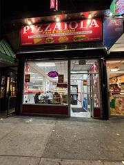 Pizza business for sale, fully equipped, 1st Floor and Basement rent is $6, 300 including water and taxes. Excellent Condition, Close to Bryant High School. Business is an excellent price for you to start your business!, Additional information: Business Located At:48-12 Broadway, Dining seats:12