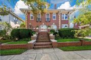 WELCOME TO THIS BEACHSIDE COLONIAL, 2 FAMILY, BRICK GEM NEAR THE CENTER OF TOWN!! A LOW BRICK WALL SURROUNDS THE PROPERTY & THE GRAND FRONT STEPS THAT LEAD TO THE SPACIOUS, PORCH & ACCENTED BY THE WROUGHT IRON, ARCHED DOORWAY! ONCE INSIDE, SPACIOUS & BRIGHT ROOMS WITH 10 FT CEILINGS ARE HIGHLIGHTED BY STUNNING CHANDELIERS & MOULDINGS. LARGE BACK DECKS OFFERS MORE OUTSIDE SPACE. WITH 5 BEDROOMS, 4 FULL BATHS THERE ARE EXTRA ROOMS THAT ARE A FLEXIBLE ADDITION. WOODEN FLOORS, CABINETS & 2, FLOOR TO CEILING FRENCH DOORS TO ADD TO THE CHARM! THE LENGTHY DRIVEWAY LEADS TO A 2 CAR GARAGE. STORES, RESTAURANTS, BEACH, BOARDWALK & LIRR AT YOUR FINGERTIPS! 55 MINUTE TRAIN TO NYC!