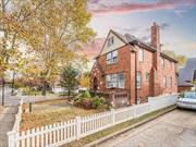 Welcome to this charming and spacious Toudor style all brick home. Beautifully maintained and located corner block in the historic Yorkshire section of Lynbrook. This house features 4 bedrooms and 2 bedrooms with 2142 spft living space. The first floor features an entrance foyer, a spacious living room with a wood burning fireplace, a formal dining room, eat in kitchen and a full bathroom. The second floor features three spacious bedrooms, a full bathroom, and hardwood floors though out. The walkup attic boasts a bedroom room and storage. Finished full basement with separate entrance. Outside, you will find a private driveway and a 2 car garage, private vinyl fence. Move right in and enjoy this delightful home. Conveniently located near the LIRR, bus stop, school, park and shopping mall. A must see !