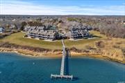 Breathtaking views of Moriches Bay from this waterfront end unit condo on Hart&rsquo;s Cove can be yours this summer. Along with panoramic views of Moriches Bay and Dune Road, this upper corner unit home offers the easy summer living you are looking for . This unit features 3 bedrooms, 3 baths, a sun-drenched kitchen and living area with a vaulted ceiling and skylights, and an oversized wraparound deck perfect for entertaining and soaking in the spectacular sunsets. The complex offers a gunite pool, tennis, walking trails and a dock. Located 2 miles to Silly Lily Fishing Station, 2 miles to Eastport shopping and 8 miles to Westhampton Beach Village.