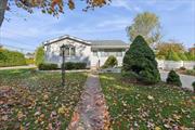 Welcome to this 3 bedroom ranch with full basement and attached garage located in Sachem school district. Bright ranch with formal living room and vaulted ceilings. The large eat in kitchen accommodates a dining area and prep area with lots of cabinets for easy entertaining. Hard wood floors lead you from the first floor to 3 bedrooms and full bath. Full finished basement with a den and bar for more room to gather. Additional storage in the basement for added convenience. full fenced yard with a screened in 3 seasons room and attached garage. All this with an updated heating system and roof (2 yrs young). So much to offer along with low taxes, close to shopping and transportation.