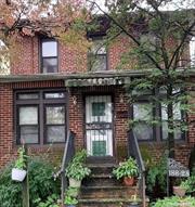 Turn this solidly structured brick colonial into what you want it to be! Great opportunity to turn this 1 family home into your dream home. Open concept living room & formal dining room, full size kitchen, entry level foyer. Second floor, 1 bathroom, 3 bedrooms (master bedroom large enough to make into an en suite). Full basement with bathroom.