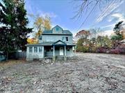 Investor Special !!! Cash Only !!! Sold As Is !!! Renovation or knock down and build new. Huge Lot - approximately 3/4 of an acre. Huge 3-6 car detached garage! Design Plans for new home already completed upon request. Call today!