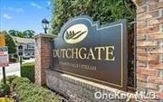 Welcome to Dutchgate a 55+ community, where comfort meets convenience with a low maintenance country club lifestyle. SECOND FLOOR 2 BEDROOM, 2 FULL BATH CONDO Located in Valley Stream , NY. This Upper Level condo features an open floor plan with lots of natural sunlight. Updated Kitchen is equipped with stainless steel appliances, paired with a combined living and dining room for a spacious feel. Primary King-size bedroom complete with a ensuite bath for added privacy. Nice size second bedroom with a lovely private deck. BRAND new carpet and FRESHLY painted. Plenty of storage space, in-unit washer & dryer .The outdoor area had several tree lined, walking paths and benches. This unit comes with a designated parking spot right outside of your front door. The club house has a in-ground heated swimming pool, a party room with kitchen, stocked library, game room, billiards table and a ping pong table and resident-only gym. Guarded gate that is attended 24 hours a day by an in person and/or virtual guard. The Dutchgate is a beautifully maintained development, walk to bus and shopping center. One dog or cat 25lbs. Allowed.