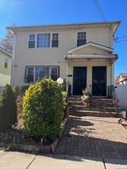 NO MORE SHOWINGS! Welcome to this well maintained 2 family home in St. Albans. House has 7BR/3BA. Full finished basement with outside separate entrance. First floor; 3BR/1BA. 2nd floor: 3BR/1BA. Basement: 1BR/1BA kitchen set up.  Close proximity to Roy Wilkins park and bus station. 2 car garage, Home will be delivered vacant. .