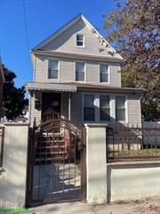 2 family, 2 story, plus walk-up attic, detached frame house with a full unfinished walk-out basement. Legal 2 family current set up and laid out as a 1 family. Needs TLC. Built on a large 35 x 100 corner lot with a private driveway & detached garage. Located on a nice tree-lined block on the border of the St Albans/Hollis neighborhoods of Queens. Close to shopping, schools & houses of worship. Sold AS IS with no representations or warranties and the buyer responsible for the NYC & NYS transfer taxes.