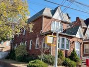 This fantastic Tudor-style detached brick home in the heart of Ozone Park offers both charm and convenience, making it an ideal choice for families or investors. Located on a desirable corner lot R4A zoning, the property features a spacious 1744 sq. ft. living space, and bright interior with high ceilings and large windows. The first floor has a bright living room, dining room, family room, open kitchen, one bedroom, and a full bath, along with multiple entrances for easy access. The second floor includes three generous bedrooms, a full bath, and a finished basement with a separate entrance to the backyard, offering additional living or storage space. Outside, the home has a paved backyard and private parking. Transportation is very close with nearby Q10 and Q41 bus routes connecting to the E/F subway lines, providing easy access to the city. Whether you&rsquo;re looking for a spacious family home or an investment opportunity with potential for two-family use, this property has it all.