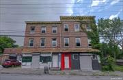 Two mixed use fixer uppers sold as a bundle. Each property has a store on first floor with apartments above, total of 6 residential units and 2 store fronts