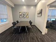 Totally renovated 3 room offices on first floor, conference space, perfect for professional use. Heat and electric included, available Dec 1