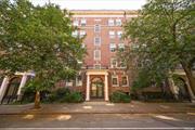 Welcome to this historic gem within a six-building complex designed by famed architect George H. Wells. Built in 1915, this pre-war beauty is one of Jackson Heights&rsquo; oldest buildings, offering classic details such as high ceilings and original hardwood floors. The spacious living room, adjacent to a formal dining room, is perfect for entertaining. The kitchen is equipped with a dishwasher and the original, functional dumbwaiter. The eastern wing houses two bedrooms, providing privacy from the main living areas. The building features on-site laundry with the option to install an in-unit washer and dryer. Enjoy the common courtyard, complete with a grill and outdoor seating, ideal for gatherings and relaxation. Don&rsquo;t miss the chance to own a piece of Jackson Heights history!