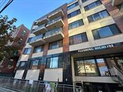 This office condo for rent, located at 136-46 Flushing Highline, is situated in the heart of Flushing, close to the library, with numerous supermarkets and restaurants nearby. The 7 subway line is just 3 minutes away, offering convenient transportation in a high-traffic area. It is ideal for various office uses, such as tutoring schools, dance studios, beauty salons, cosmetics wholesale/retail, law offices, computer and networking studios, and more. The apartment is on the first floor of the building, featuring multiple large windows, offering a bright, clean, and square layout. With an area of 1, 246 sqft, it is a rare high-quality commercial condo. Cooperation and referrals are welcome.