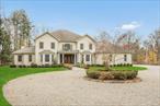 Welcome to this stunning 5-bed, 7-bath Colonial style home set on 3.73 picturesque acres in Pound Ridge, NY. With over 5, 200 sq ft of living space, this home offers modern comfort for today&rsquo;s lifestyle. Enter into the grand two-story entry foyer that flows into the formal living spaces. The thoughtfully designed layout features a gracious living room with a fireplace, a formal dining room, and a spacious family room. The gourmet kitchen has a Viking stove, sub zero fridge, granite countertops, wood cabinetry, and a breakfast area overlooking the backyard with a park-like setting. First floor features a guest suite with a private full bathroom, office and mudroom for all your needs. The second level has the luxurious primary suite with a private spa-like bathroom and walk-in closets with wooden built-ins. Two bedrooms with a shared Jack and Jill style bathroom and another bedroom with its own en-suite bathroom. The entire home has hardwood floors and 10 ft ceilings throughout. The lower level offers flexibility for recreation, a home gym, or another office. Enjoy a covered porch, open patio, and serene natural surroundings outdoors. With its circular driveway, 3-car garage, bordering Connecticut and close proximity to Scottâ€™s Corners, this property is more than a home - itâ€™s a lifestyle. This home is as functional as it is beautiful. Schedule your private tour today!