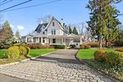 Welcome to 606 Walton Avenue, a magnificent 8-bedroom, 3.5-bath vintage Victorian Colonial that seamlessly blends timeless architecture with modern updates. With over 5, 000 square feet of living space, this home sits on a serene half-acre corner lot in the prestigious Orienta Pointe Waterfront community of Mamaroneck. The main floor features high ceilings and an impressive layout, including a study/library, large dining room with fireplace, and a grand living room with an additional formal sitting room separated by elegant pocket doors. A sun-filled galley kitchen, complete with a breakfast area, flows into a family room ideal for play or relaxation while preparing all meals, with convenient access to laundry. The second floor offers 4 generously sized bedrooms, including a spacious primary suite with an ensuite bath and ample closet space, as well as a full hall bathroom. The 3rd floor adds great versatility with 4 additional rooms, a full bathroom, and space ideal for guests, playrooms, fitness, or home offices. The expansive basement, currently unfinished, presents an excellent opportunity for a recreation room, home gym, or extra storage. Outside, the level backyard is perfect for entertaining, featuring a spacious patio with BBQ area and playground. A two-car attached garage and a grand porte cochere provide convenient parking and easy access in any weather, with plenty of additional driveway space for multiple vehicles. Situated in one of Mamaroneckâ€™s most sought-after locations, this stunning home is a must-see!