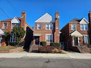 This charming Tudor-style home features three bedrooms, a spacious bathroom, a formal dining room, and a sunken living room. The galley kitchen includes a cozy breakfast nook, while the basement offers a separate laundry room, utility room, additional storage space, and convenient access to the backyard.