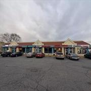 TWO UNITS AVAILABLE IN THIS VERY BUSY RETAIL CENTER WITH GREAT VISIBILITY & PARKING1. End-Cap of 1, 150 SF + 3/4 basement2. In-Line of 1, 150 SF + 3/4 basement