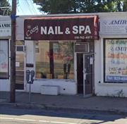 Established Nail Salon Business with steady income from cash and credit card located in the heart of Mineola.. Approx. 800 SF. 4 manicure tables and 5 pedicure chairs. $1820 monthly rent (include Tax CC )3% increase /Yr). Near to highway. The Lease end in 2028 Year plus 5 option . Ventilation system in store too. Being on the main road of E Jericho, there is a large amount of foot traffic that pass the business.